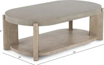 Affinity Faux Concrete Coffee Table