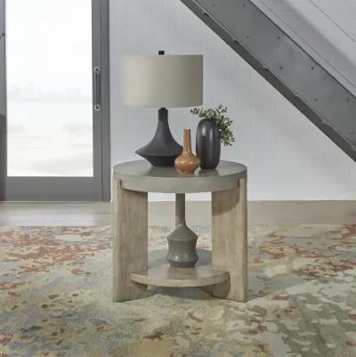 Affinity Faux Concrete End Table