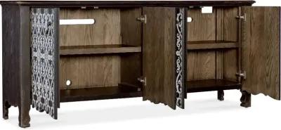 Americana Black and White Credenza