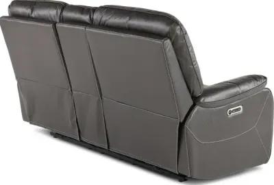 Axel Ozone Power Reclining Console Loveseat