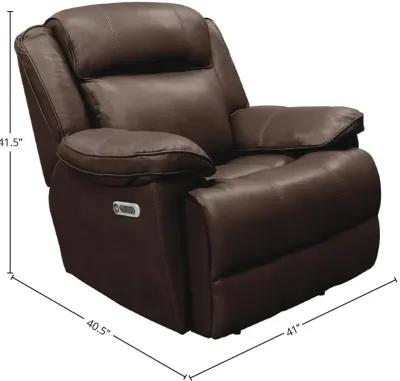 Eclipse Florence Brown Power Recliner