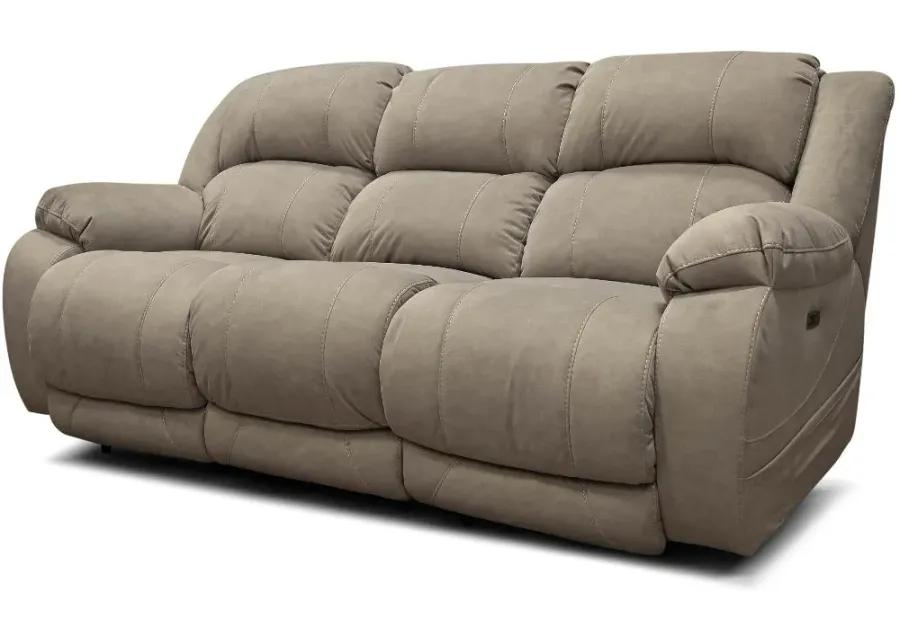 Port Arthur Khaki Power Reclining Sofa