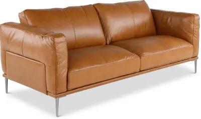 Oasis Tan Leather Sofa