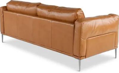 Oasis Tan Leather Sofa