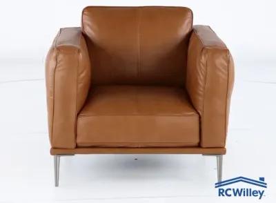 Oasis Tan Leather Chair