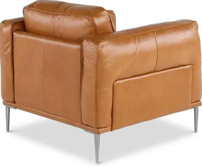 Oasis Tan Leather Chair