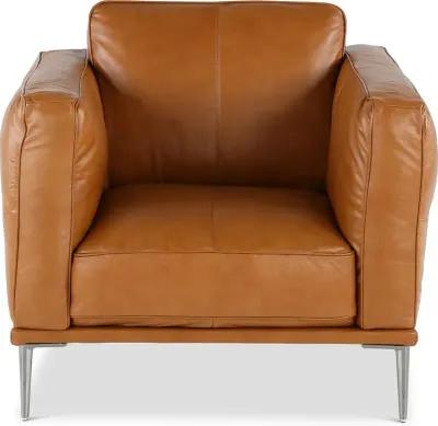 Oasis Tan Leather Chair