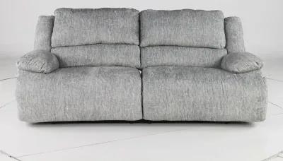 Mcclelland Gray Oversized Manual Reclining Sofa