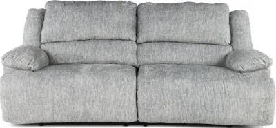 Mcclelland Gray Oversized Manual Reclining Sofa