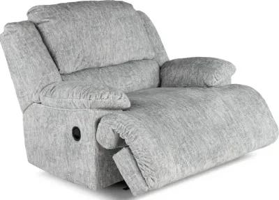 Mcclelland Gray Oversized Manual Recliner