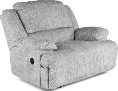 Mcclelland Gray Oversized Manual Recliner