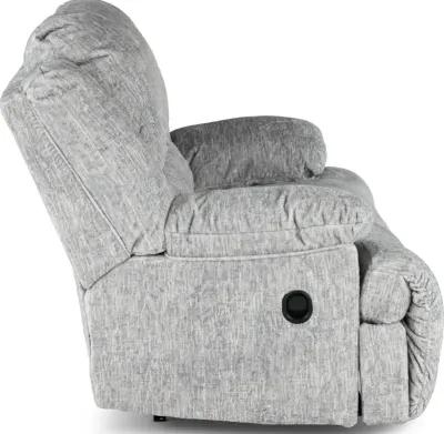 Mcclelland Gray Oversized Manual Recliner