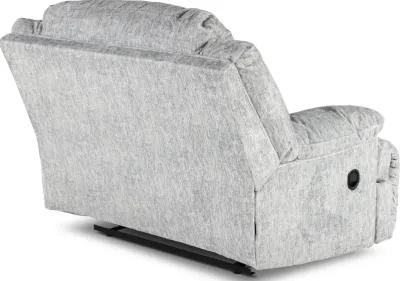 Mcclelland Gray Oversized Manual Recliner