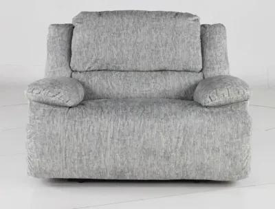 Mcclelland Gray Oversized Manual Recliner