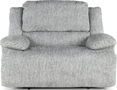 Mcclelland Gray Oversized Manual Recliner