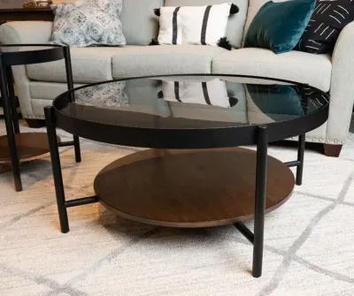 Felix Smoked Glass Coffee Table