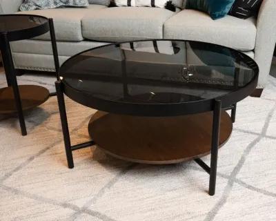 Felix Smoked Glass Coffee Table