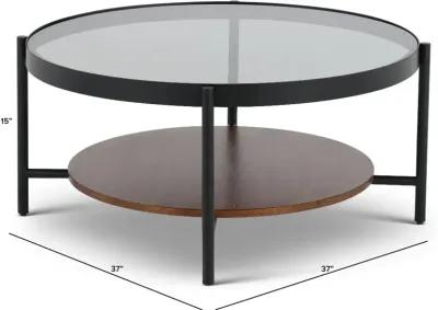 Felix Smoked Glass Coffee Table