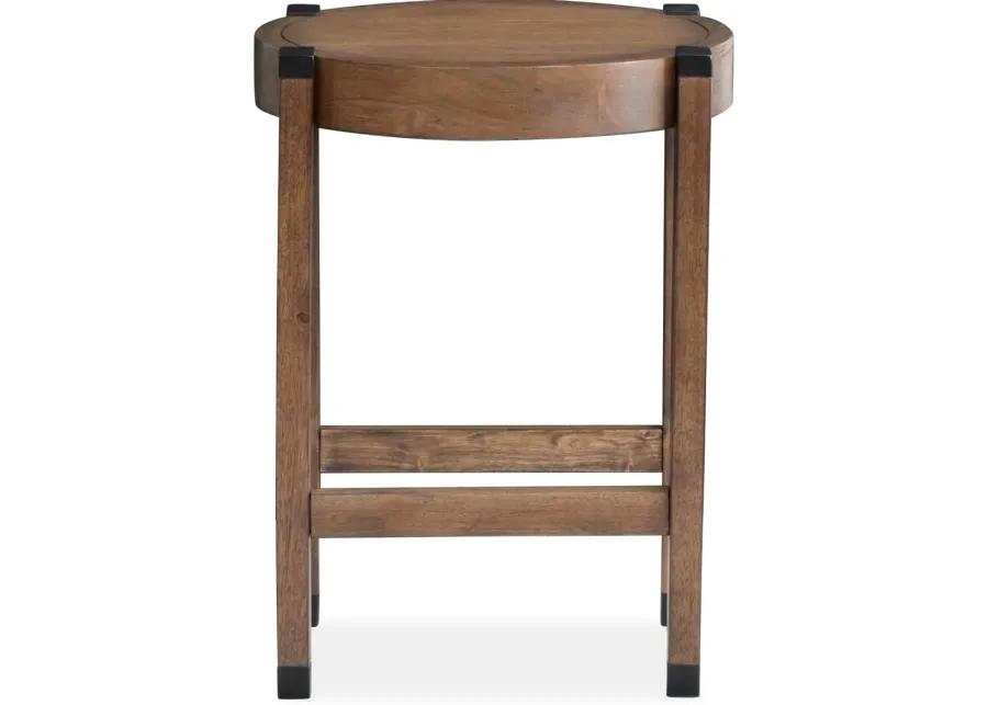 Kaysen Brown and Black End Table