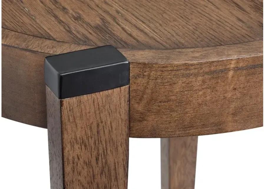 Kaysen Brown and Black End Table