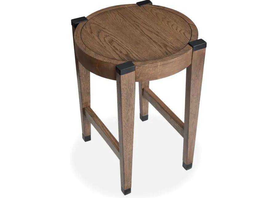 Kaysen Brown and Black End Table