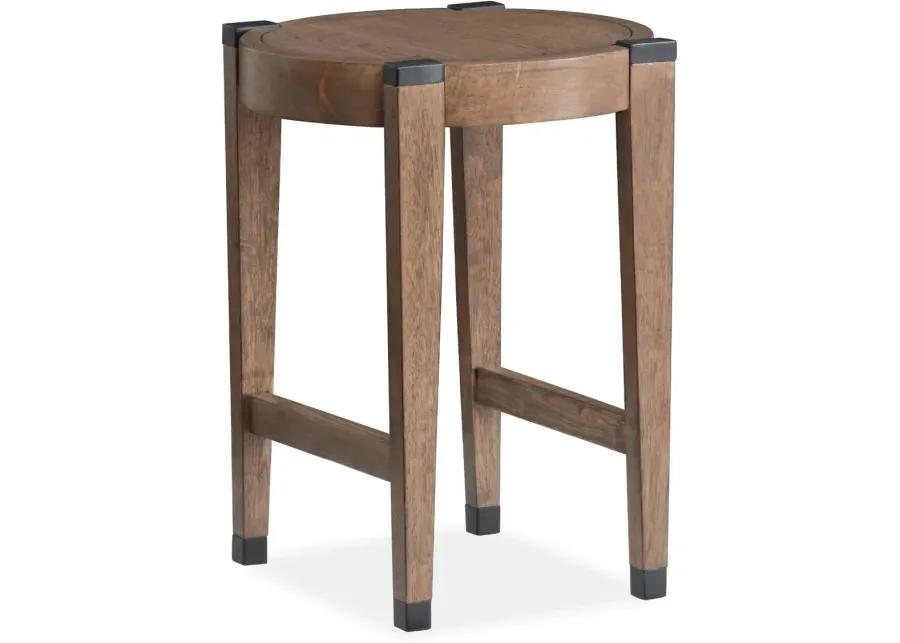 Kaysen Brown and Black End Table