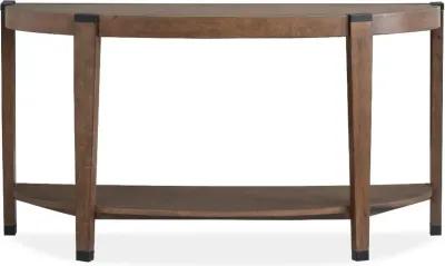 Kaysen Brown and Black Sofa Table