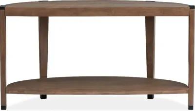 Kaysen Brown and Black Sofa Table