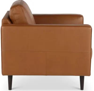 Destrezza Brown Leather Chair