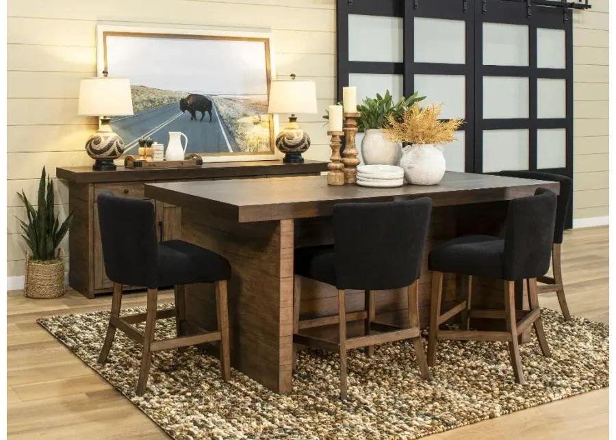 Boise Two-Tone Brown Counter Height Dining Table