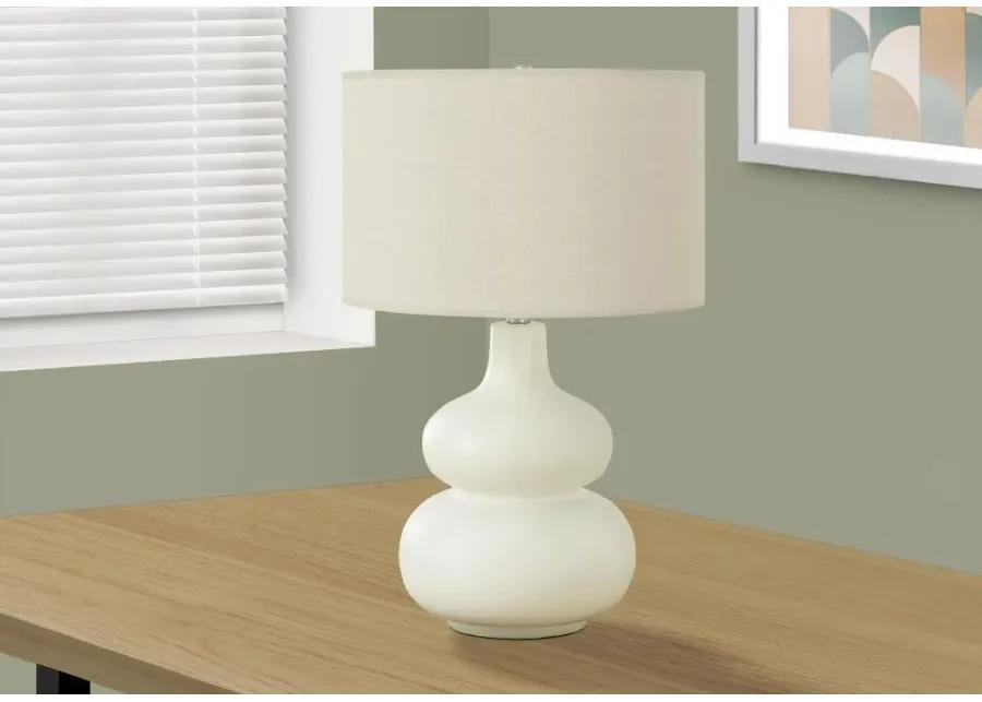 25 Inch Ivory Table Lamp