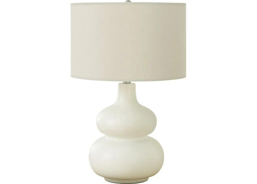 25 Inch Ivory Table Lamp