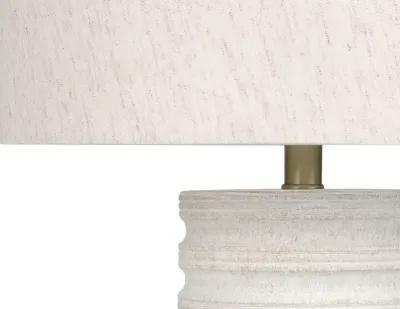 28 Inch Cream Resin Transitional Table Lamp