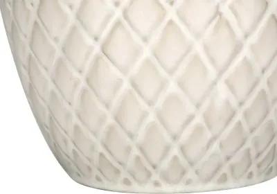 25 Inch Cream Ceramic Table Lamp