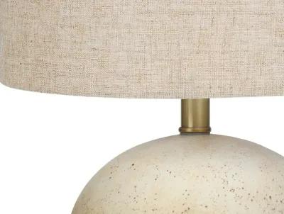 20 Inch Beige Concrete Table Lamp