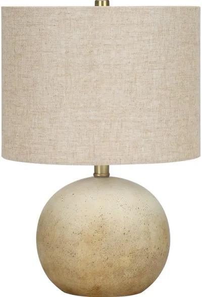 20 Inch Beige Concrete Table Lamp