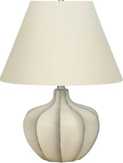 21 Inch Cream Resin Table Lamp