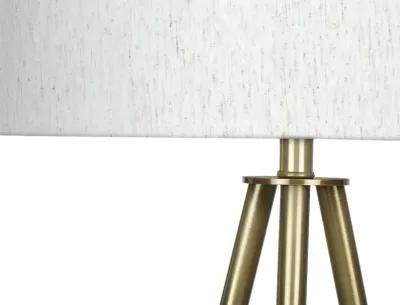 63-Inch Brass Metal Floor Lamp