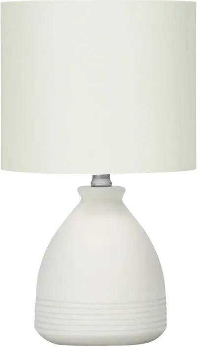 17-Inch Ivory Ceramic Table Lamp