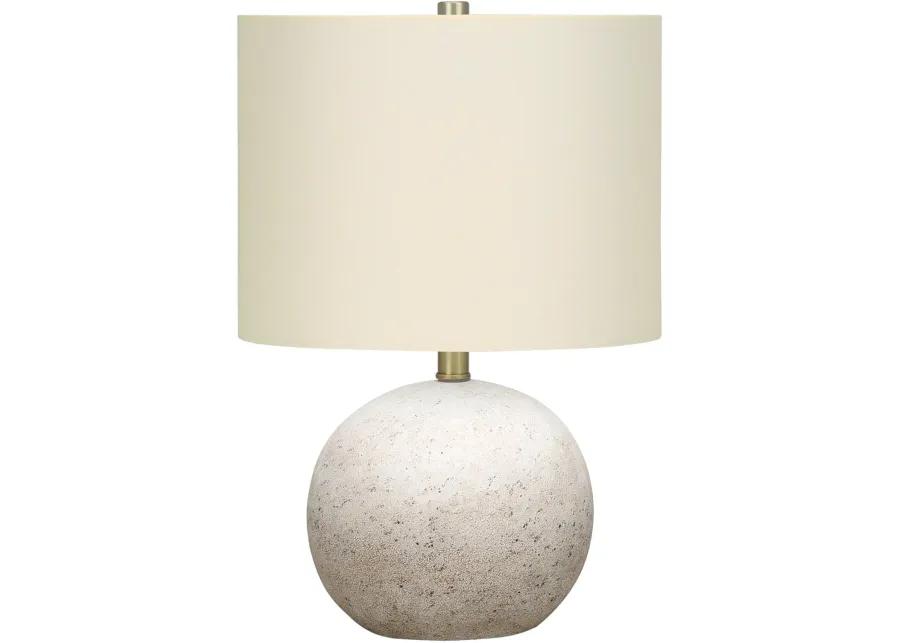 20 Inch Gray Concrete Table Lamp