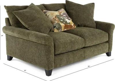 Owen Olive Green Loveseat