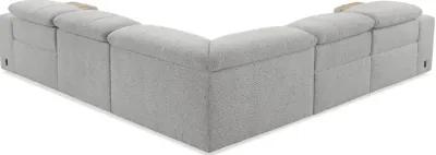 Azalea Shadow Gray 5-Piece Power Reclining Sectional