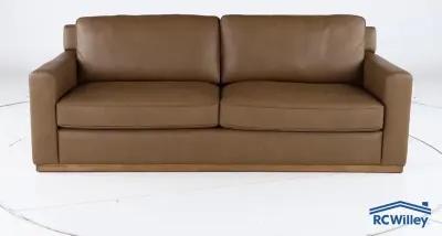 Mason Brown Leather Sofa