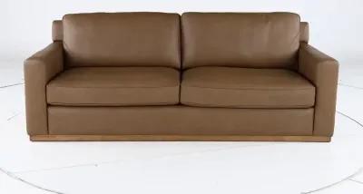 Mason Brown Leather Sofa