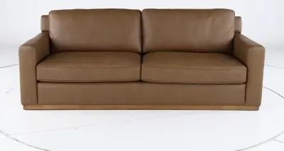 Mason Brown Leather Sofa