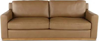 Mason Brown Leather Sofa