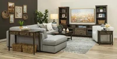 Universal Dark Brown Bookcase Pier