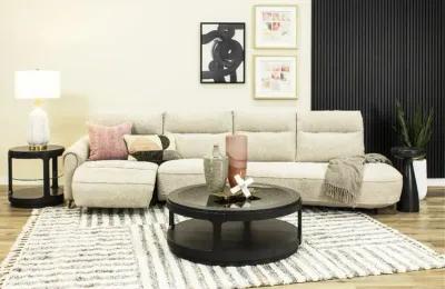 Parisian Cobblestone Power Reclining Sofa with Attached Right Side...