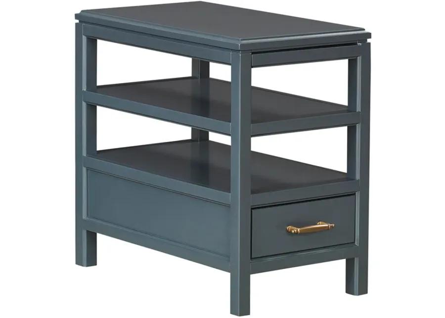 Alexander Midnight Blue Chairside Table