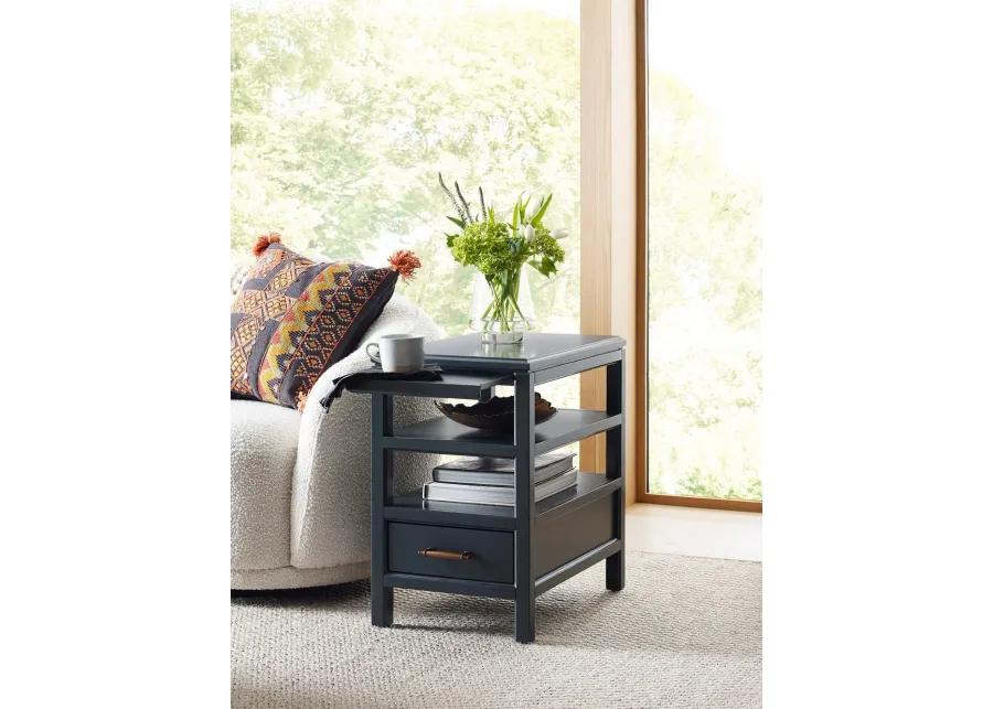 Alexander Midnight Blue Chairside Table